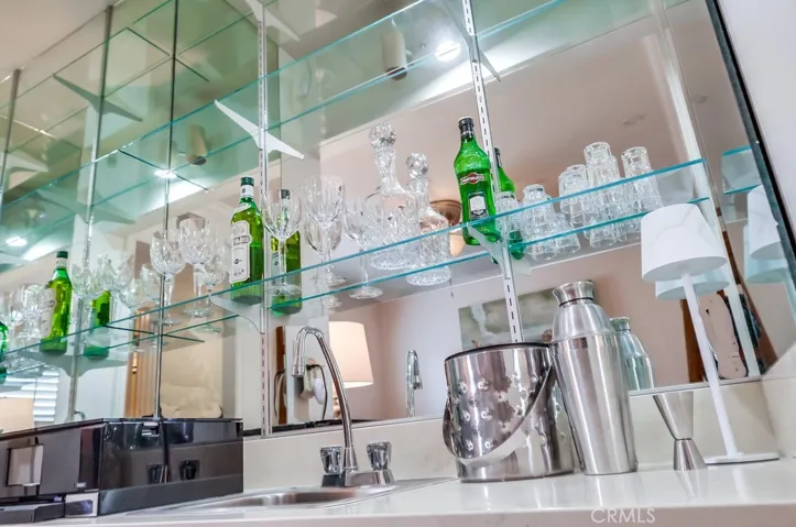 Wet Bar in Den