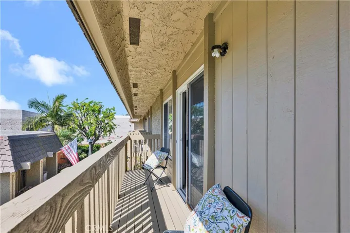 Large primary suite balcony
