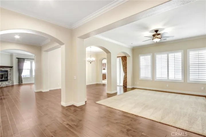 Living Room and Dining Room area