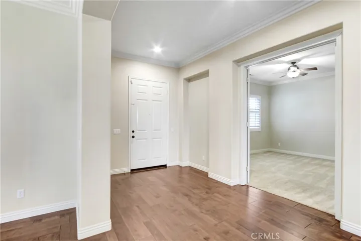 Entrance w View of Office / Bedroom