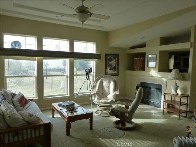 Living room looking toward the office