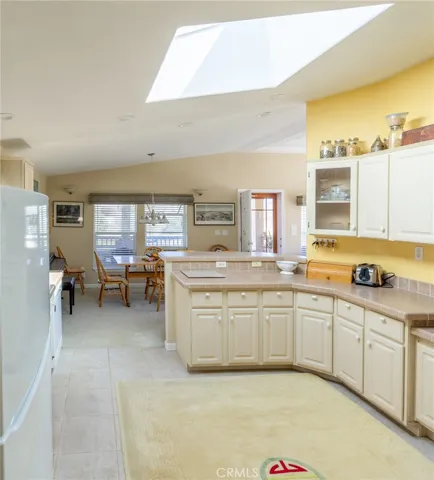 Kitchen looking back to dining area