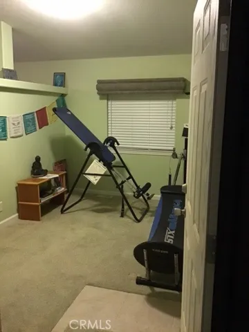 Retreat space behind bedroom