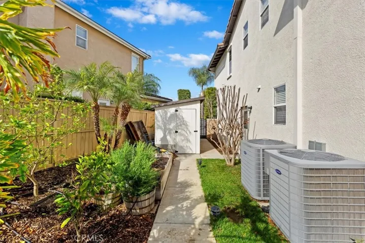 Side Area with newer Dual Air Conditioners