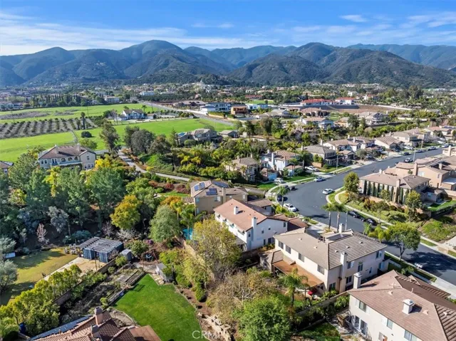 Aerial Side View of the Neighborhood