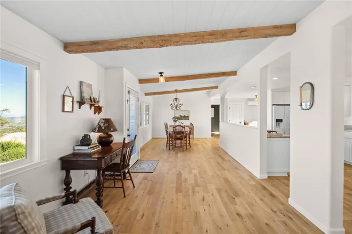 The Home Features Venetian Hand-Finished Walls, Soaring Tongue-And-Groove Wood Beam Ceilings