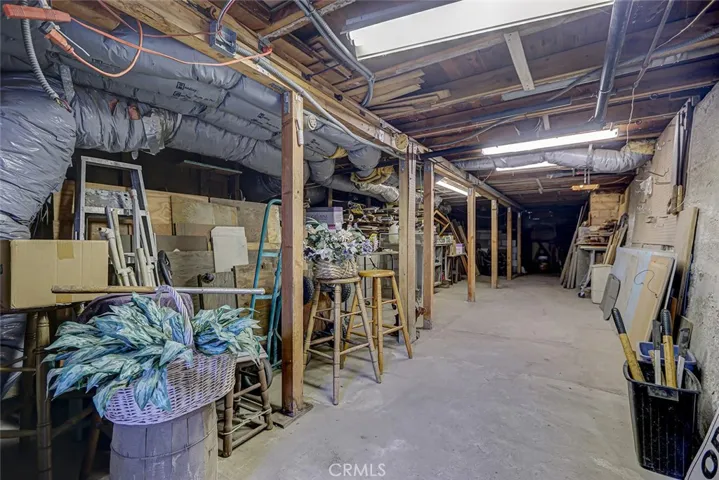 Basement storage, workshop or gym!