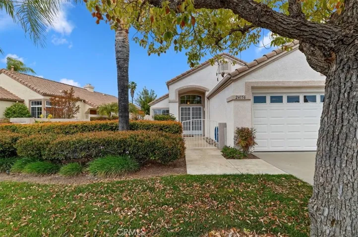 Gated courtyard entry