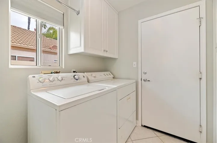 Convenient, in-door laundry