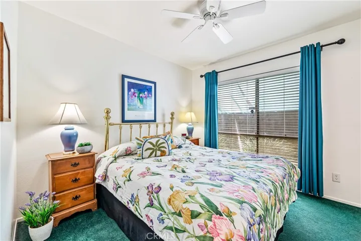First bedroom with large window