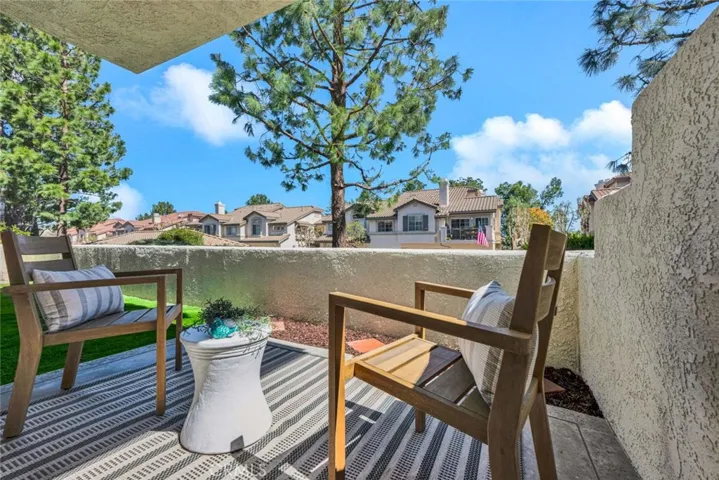 Spacious patio extends indoor living space to the outdoors