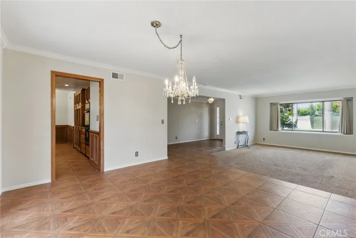 Step Down to Formal Living Room