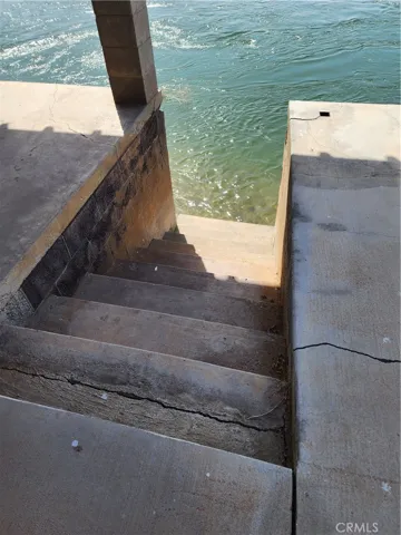 Stairway from deck down to the water