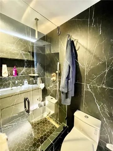Downstairs powder full bathroom