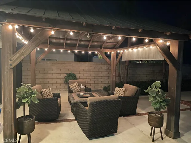 Gazebo is ready for guests.