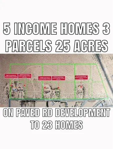 Inner Florescent Grn Lines Show Each Of 3 Parcels Subdivided into 4 Lots Totaling 12