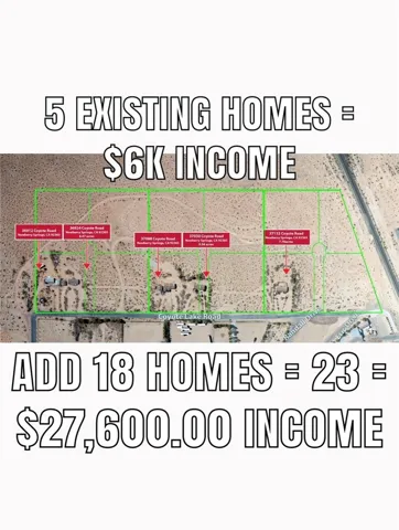 Outter Grn Line Shows 3 Parcels As They Are Now
Inner Grn Lines Show The Vision/Potentially Subdivided Parcels Into 4 Lots w/ Culdesac Access Rd Into Center of Each Parcel