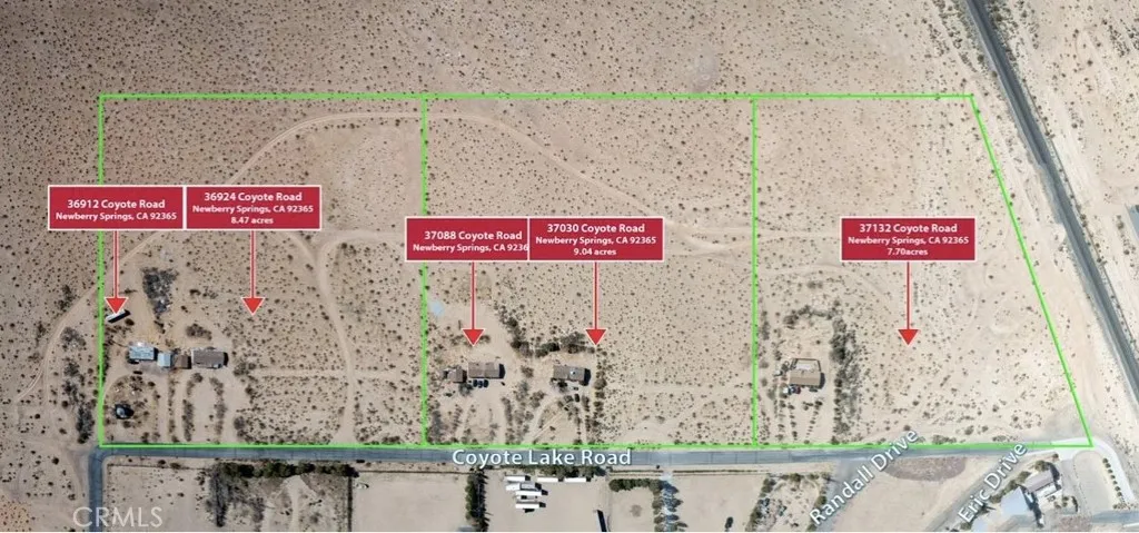 All 5 Homes and 3 Parcels As They Are Now