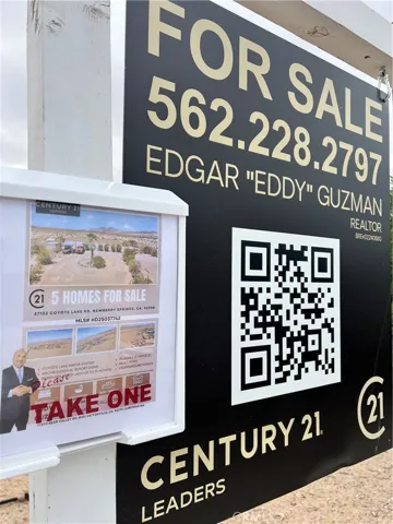 Sign & Brochures @ Entry to Crystal Lakes @ Coyote Lake Rd