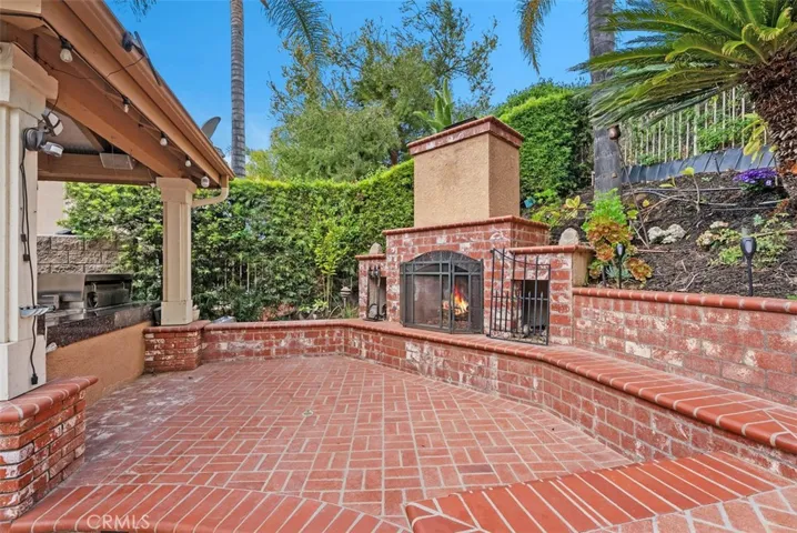 Backyard Fireplace