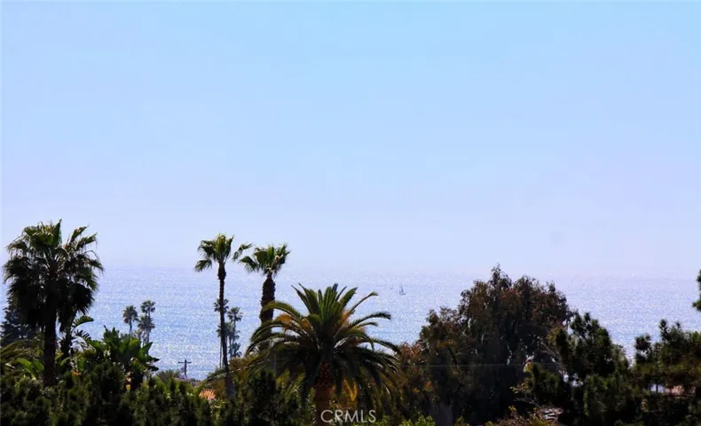Ocean views from the guest bedroom upstairs.