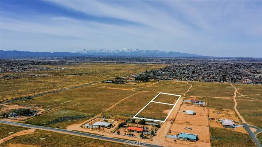 Facing South West towards the San Bernardino Mountains