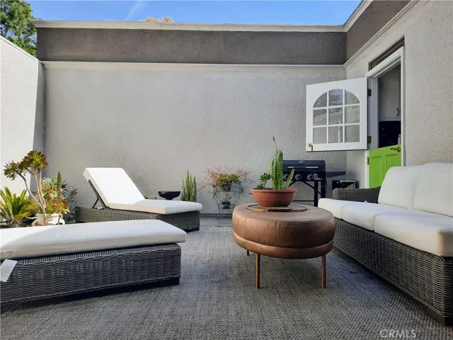 Private patio