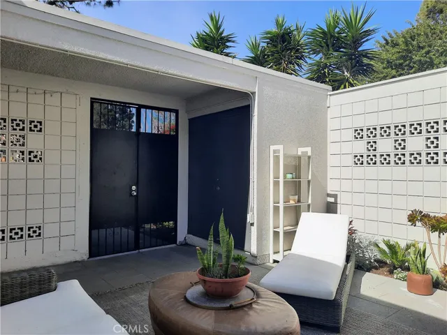 Private patio