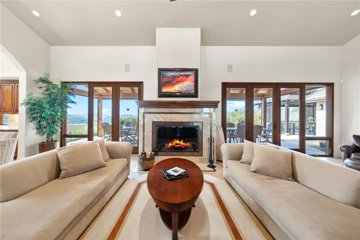 Fireplace in Great room and views!
