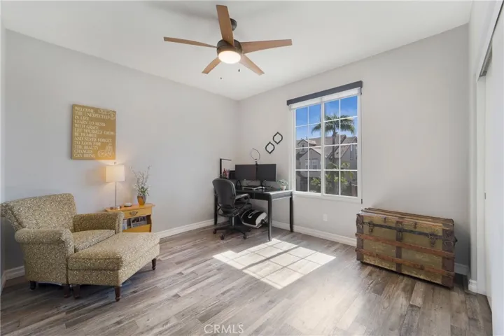 The front secondary bedroom.