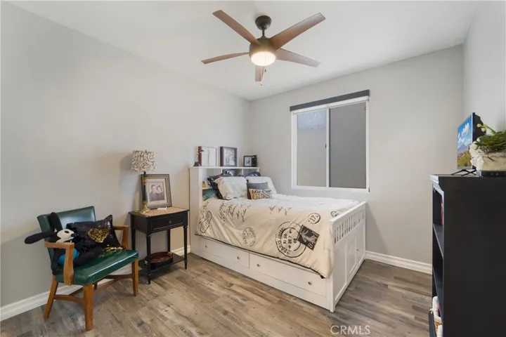 One of the secondary bedrooms.