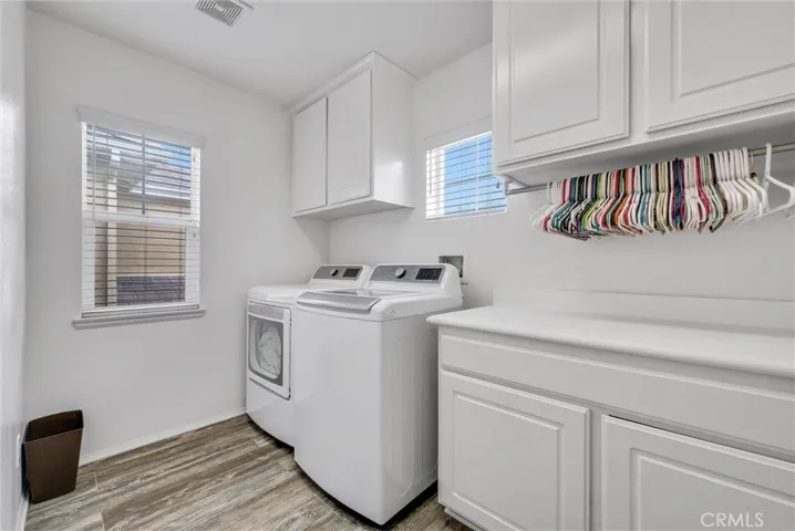 Upstairs laundry room