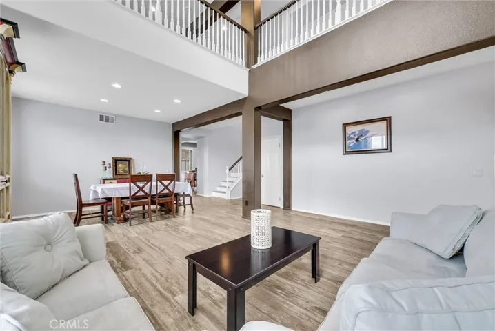 View from formal living area