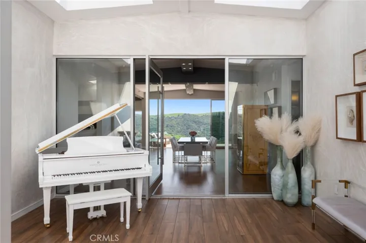 Grand foyer, illuminated by natural light