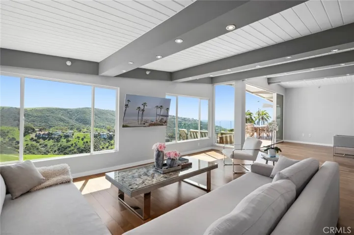 Gorgeous open space and views from main level living room