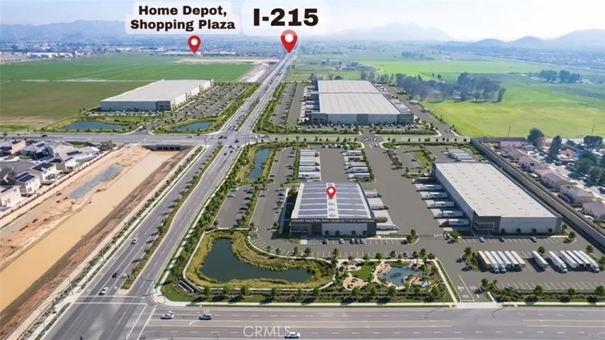 Virtual rendering of Industrial Park in Menifee
