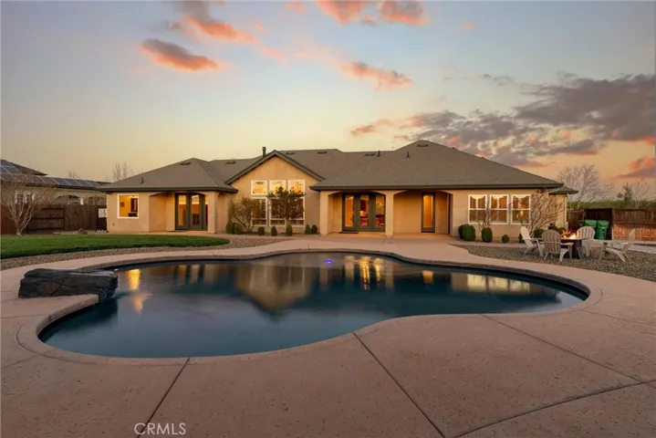 Back view of home