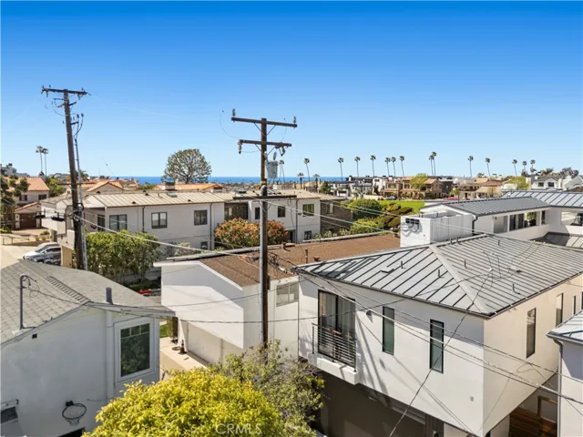 Aerial photo taken from approx. 12' above peak of rear unit