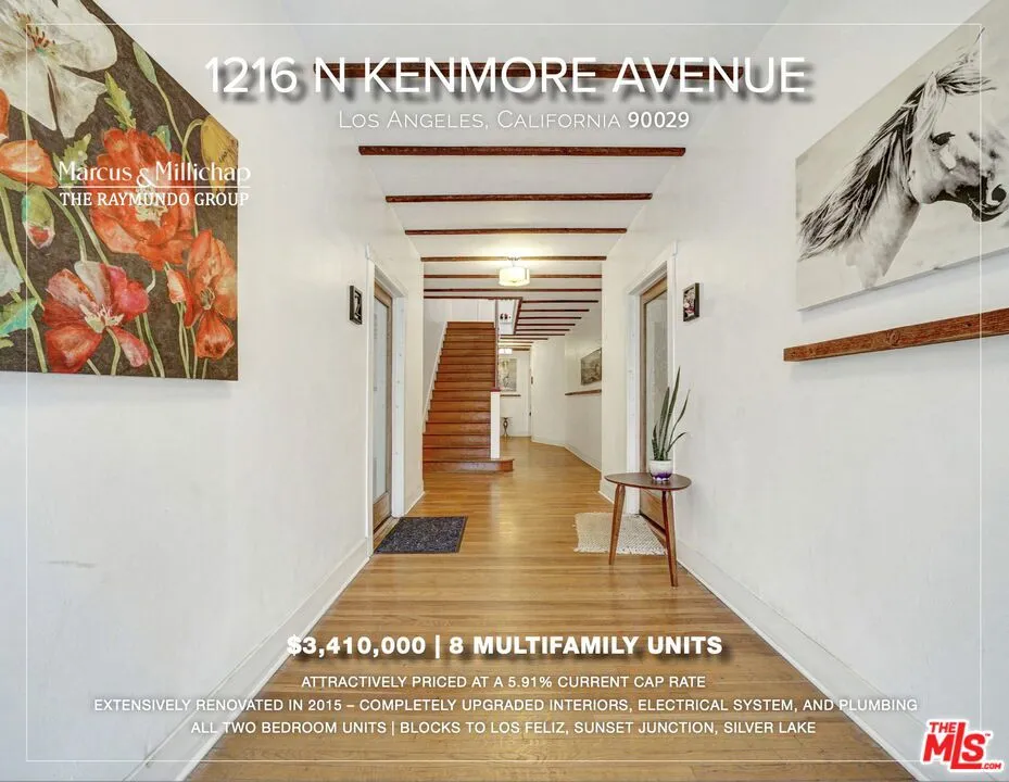 1216 N Kenmore Avenue, Los Angeles, California 90029, 16 Bedrooms Bedrooms, ,12 BathroomsBathrooms,Residential Income,For Sale,Kenmore,25516251