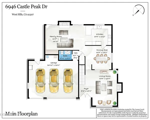6946 Castle Peak Drive, West Hills, California 91307