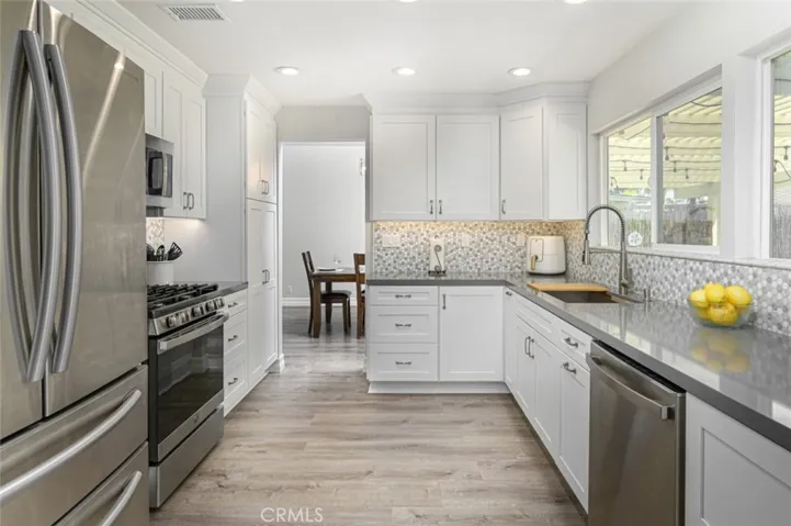 Remodeled Kitchen!!!  White Cabinets and lots of counter space!