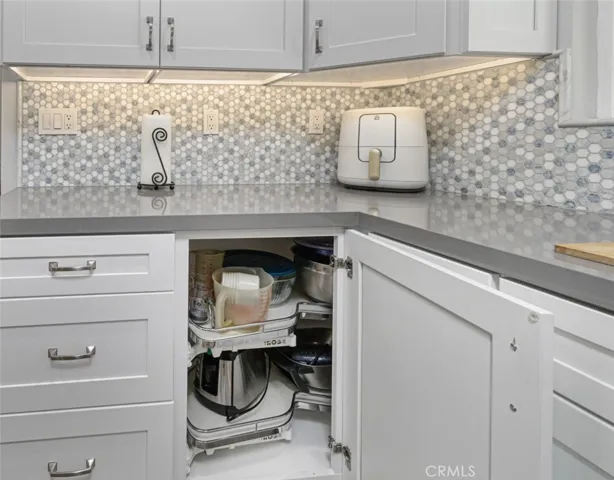 Notice the under counter details in this remodeled kitchen.