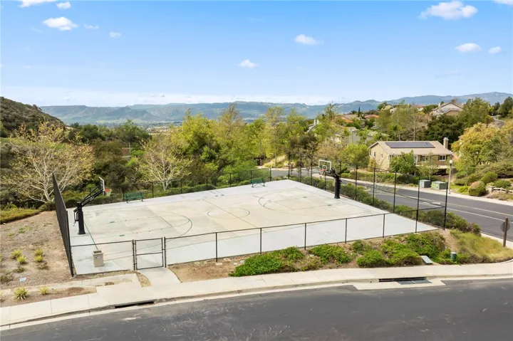 Community basketball court