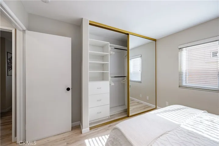 Custom closet, newer floor, paint and light fixtures
