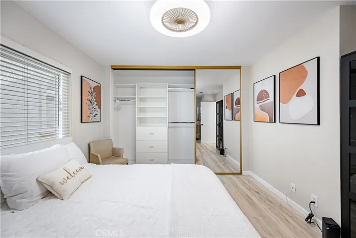 Custom closet. Newer floor, paint and fixtures