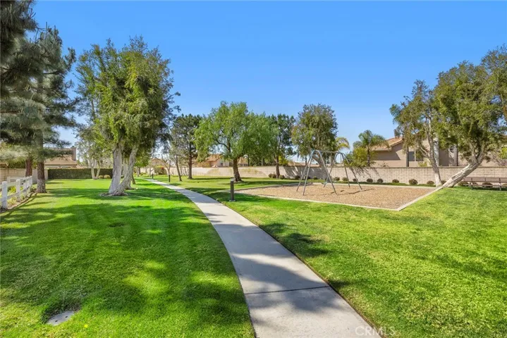 greenbelt and park next to the home