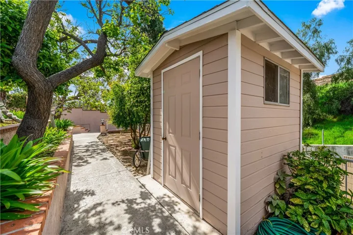 Storage space for outdoor tools/supplies