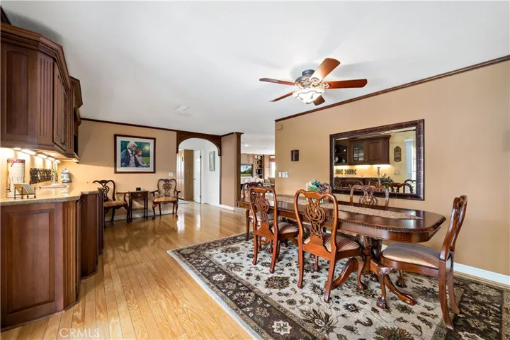 Spacious dining area and multi-purpose space perfect for casual dining or large gatherings