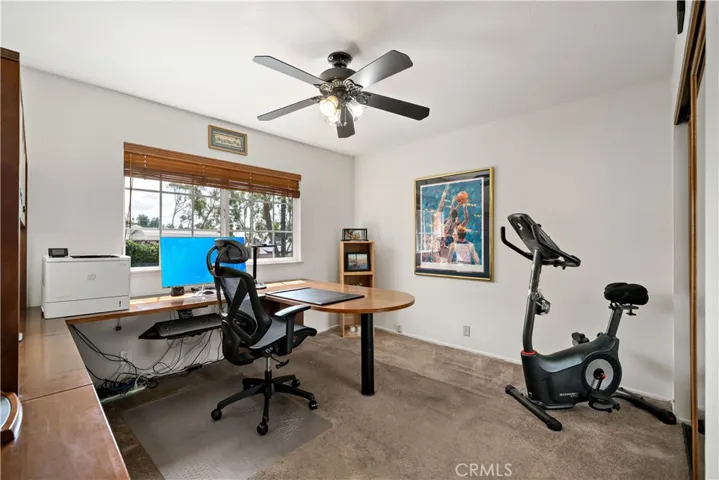 Bedroom #3 currently used as home office