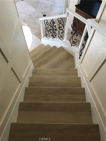 Beautiful Stairway with newly installed White-Oak Flooring!
